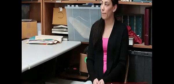  Kinky Shoplifting Hottie Backroom Shop Hidden-Cam Fucking